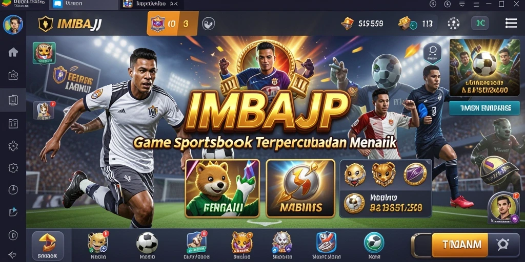Screenshot IMBAJP menampilkan taruhan olahraga yang menarik dan interface yang user-friendly.